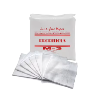 Papier d'essuyage anti-poussière JA M-3 Surface douce 25cm * 25cm * 100 Feuilles Sécurité optimale pour le nettoyage des lentilles optiques Équipement de laboratoire - Product Image 1