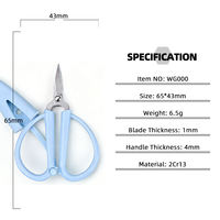 Ciseaux miniatures multicolores Super Snips pour la couture, les travaux d'aiguille, le bricolage, la broderie, avec capuchon en silicone