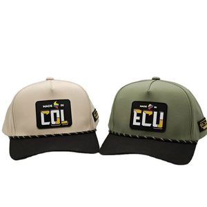 Gorra de Béisbol Estructurada con Color Ajustable, Parche de Goma, Gorras de Béisbol de Nailon y Gorra Deportiva - Product Image 3