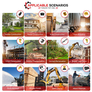 TT30-25 	 Chinesischer Hersteller 4x4 Baggerlader 2500kg 2,5 Tonnen Nennlast Mini Diesel Traktor Frontlader Baggertraktor - Product Image 5