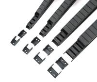 Chaînes de câbles flexibles en plastique 10x10mm Laixin Petite chaîne de guidage de câbles