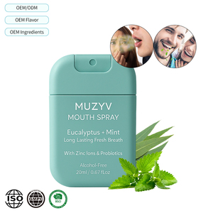 Spray buccal personnalisé OEM, taille standard, eucalyptus menthe, pour la mauvaise haleine, pour hommes et femmes - Product Image 1