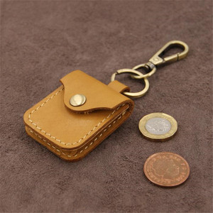 Leather coin purse, game coin <b>storage</b> bag, commemorative coin <b>storage</b> <b>box</b>, coin purse with keychain, custom gift. - Product Image 4