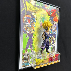 Figurine d'<span class=keywords><strong>action</strong></span> Super Saiyan en PVC, échelle 1:12, peinture stéréo <span class=keywords><strong>3D</strong></span>, <span class=keywords><strong>cadre</strong></span> mural, jouet tendance, cadeau, ornement, décoration intérieure - Product Image 2