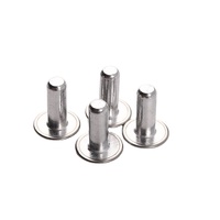 Capuchon rond en acier inoxydable, couple de v, rivets en aluminium pour poêle à frire antiadhésive, ustensiles de cuisine, poignées rivetées ou poignées soudées