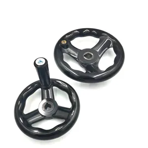 Accesorio para Torno y Fresadora, Volante de Bakelite de Plástico Sólido Corrugado con Mango Cómodo - Product Image 1