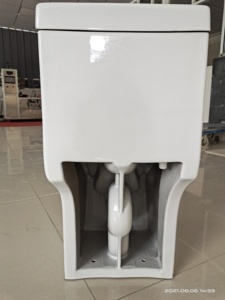 Nouvelle conception de toilette monobloc en céramique / <span class=keywords><strong>WC</strong></span> / <span class=keywords><strong>WC</strong></span> à double chasse avec <span class=keywords><strong>abattant</strong></span> à fermeture douce et hauteur confortable pour la maison et l'hôtel - Product Image 6
