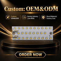 PCBA LED Kustom Tegangan Tinggi 75-90V |   28 buah Modul PCB Aluminium Seri SMD2835 untuk Perlengkapan Pencahayaan Komersial
