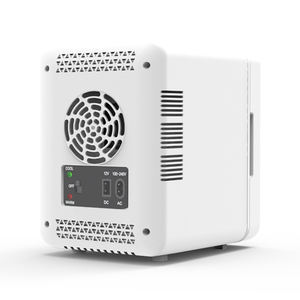 Mini réfrigérateur de maquillage portable avec miroir LED refroidisseur et réchauffeur en plastique pour soins de la peau pour chambre dortoir bureau ou voiture - Product Image 3