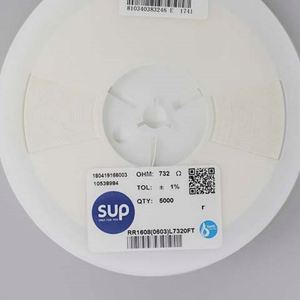 Manufacturer Direct RR1608 0603L7320FT 0603 1608 Resistors Chip Resistors SMD Resistors 732ohm 1% 1/10W Thick Film Resistor - Product Image 1