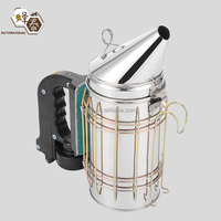 Wiederaufladbarer Elektrischer Bienenraucher mit Schwarzem Griff, Edelstahl-Düse, Bienenstock-Begasungsgerät, Bienenschutz-Raucher, Imkerei-Werkzeug