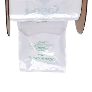 Custom Clear LDPE Plástico Pré-Aberto Em Um Rolo Poly Auto Bag Aceitar Custom Impresso LDPE Alta Qualidade auto sacos de embalagens plásticas