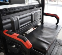 Moto électrique homologuée pour la route, véhicule à trois roues avec batterie au lithium, charge rapide pour la livraison du dernier kilomètre.