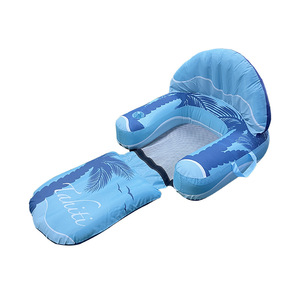 โซฟาเตียงลอยน้ำแบบพองลมพร้อมพื้นผิวตาข่าย ลอยตัวได้ดี พับเก็บได้ พกพาสะดวก สำหรับพักผ่อนในสระ - Product Image 2