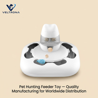 Jouet interactif de chasse pour animaux de compagnie, distributeur de friandises à alimentation lente, puzzle de stimulation mentale pour chats et chiens, jeu de trajectoire pour soulager l'ennui