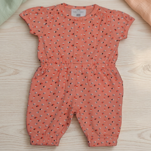 Monos de Algodón 100% con Estampado Completo para Niñas Pequeñas, Origen Bangladesh, OEM/ODM Disponible, Tallas en Stock, Tiempo de Entrega de Muestra de 7 Días - Product Image 3