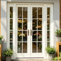 Porte en aluminium à cadre étroit avec verre coulissant lisse pour balcon de villa et cloison domestique – Fournisseur d'usine HUACAI