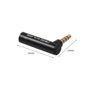 Conector <span class=keywords><strong>hembra</strong></span> chapado en oro de 3,5mm en forma de L de ángulo recto de 3,5mm <span class=keywords><strong>a</strong></span> conector macho de 3 polos de 3,5mm <span class=keywords><strong>adaptador</strong></span> de conector de audio estéreo - Product Image 5