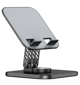 Supports pour tablette de bureau Table en alliage d'aluminium Support de bureau pliable pour téléphone portable