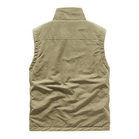 Gilets de travail multi-poches pour hommes veste utilitaire randonnée pêche en plein air photographe Cargo gilet polaire décontracté