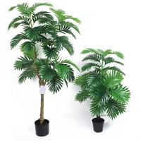 Plantes artificielles en pot de 85 cm à 190 cm, palmiers artificiels denses, divers types de plantes vertes en pot pour la maison