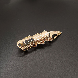 C059 Mode-sieraden Halloween Rock Ring Verstelbare <span class=keywords><strong>Punk</strong></span> Hollow Joint Armor Knuckle Mannen Ringen - Product Image 2