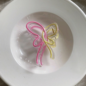 Popular Unique Design <b>Sweet</b> Gradient Color Butterfly Hairpin Fashionable Temperamental Girl's Hairpin Wholesale Headwear - Product Image 4