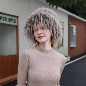 Mode femmes chapeau de pêcheur <span class=keywords><strong>gants</strong></span> hiver épaissi chaud coupe-vent résistant au froid seau bassin chapeau avec écharpe - Product Image 4