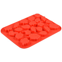 Moule à bonbons en gelée antiadhésif de haute qualité différentes feuilles moules de cuisson en silicone pour la cuisson au chocolat et le gâteau sans BPA