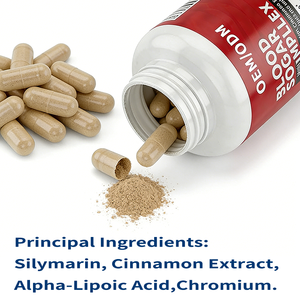 Capsules <span class=keywords><strong>de</strong></span> complément alimentaire OEM/ODM pour la glycémie : Cannelle, Chrome <span class=keywords><strong>et</strong></span> Extrait <span class=keywords><strong>de</strong></span> Framboise - Product Image 2