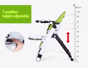 Siège <span class=keywords><strong>rehausseur</strong></span> pour bébé multifonctionnel, moderne, pliable, portable, en plastique, sécurisé, chaise haute pour enfants, mobilier pour enfants - Product Image 2