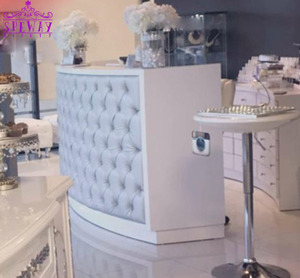 Mesa de recepción con encimera de mármol, muebles de salón baratos, fábrica 2020 - Product Image 6