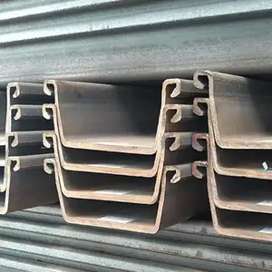 Hot Selling Building Steel Structure U Type Profile Hot Rolled Steel Sheet Pile For Construction