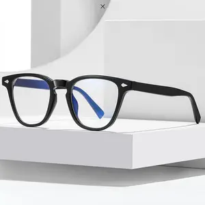2022批发男女眼镜UV400 CE证书TR90 CP框架现成现货抗蓝光光学眼镜