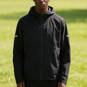 Nouveau sweat à capuche sportif pour <span class=keywords><strong>homme</strong></span> Nai 2025, avec blocs de couleur, en coton respirant, fermeture éclair, style décontracté - Product Image 3