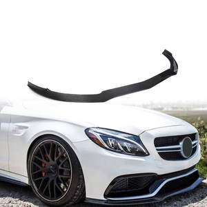 Aileron séparateur de lèvre de pare-chocs avant en carbone véritable pour <span class=keywords><strong>mercedes</strong></span>-benz C205 <span class=keywords><strong>C63</strong></span> <span class=keywords><strong>AMG</strong></span> 2 portes 15-19 - Product Image 1