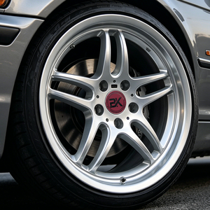 Rines Forjados Bku 5x120 de 18, 19 y 20 Pulgadas, Plateados, Paralelos, de Aleación, para Carreras, para BMW M3 M4 M5 G80 F80 E90 E92 E93 E46 E39 - Product Image 1