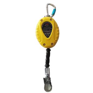 Cuerda de Seguridad Retráctil de Poliéster de 6 <span class=keywords><strong>Metros</strong></span>, Dispositivo Anticaídas Retráctil Vertical para Sistema de Línea de Vida, Protección Contra Caídas - Product Image 1