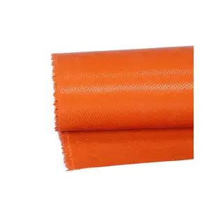 Nhiệt độ cao Bảo vệ lá chắn nhiệt Ống tay áo Silicone tráng chống cháy dệt vải Polyester Aramid