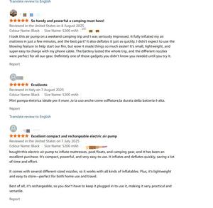 Bomba <span class=keywords><strong>de</strong></span> aire eléctrica con luz LED, inflador <span class=keywords><strong>de</strong></span> compresor <span class=keywords><strong>de</strong></span> aire inalámbrico portátil/bombas desinfladoras para cojines inflables, anillo <span class=keywords><strong>de</strong></span> natación para barcos - Product Image 6