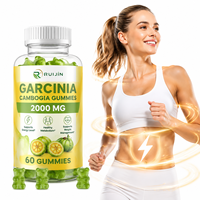 Gummies Garcinia Cambogia 2000mg pour la gestion du poids, le métabolisme et l'énergie – Complément alimentaire Marque Blanche OEM – 60 unités