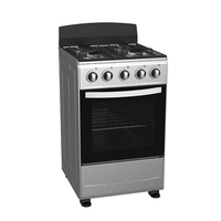 Kompor Gas Cair Multifungsi 4 Tungku Berdiri Sendiri Bahan Stainless Steel Kapasitas Besar Estufas De Gas Con Horno Kitchen Range