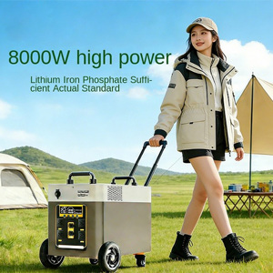 Générateur solaire haute puissance 8KW, station d'alimentation portable d'urgence, LiFePO4, MPPT, onduleur PV, onde sinusoïdale pure, haute capacité - Product Image 4