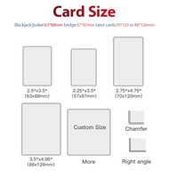 Cartes à Jouer Personnalisées en Gros OEM – Jeu de Cartes de Poker Personnalisé en Papier Lin – Impression de Logo d'Usine