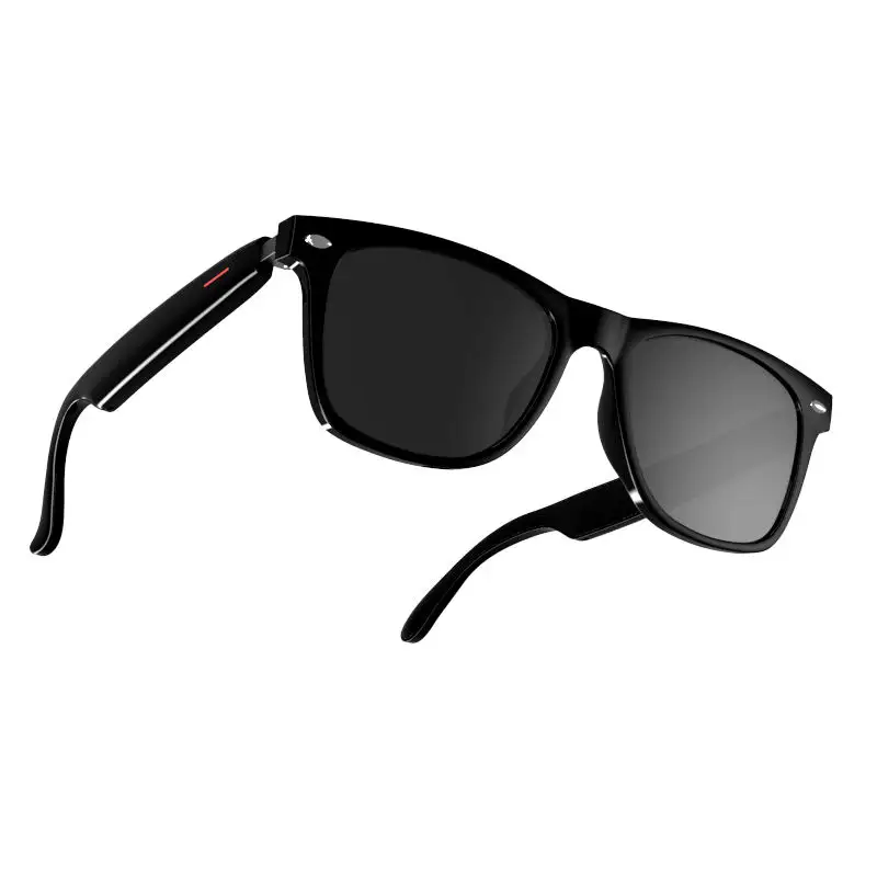 Óculos de sol inteligentes Bluetooth para dirigir, óculos polarizados com condução óssea e chamada telefônica com Bluetooth, novidade