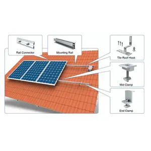 Energy Saving Solar PV Metal Roof Installation Fixings Kit Solar Panel Mounting System Flat Roof From China Manufacturer