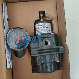 Vanne de régulation de pression pneumatique Stock Fisher FS-67CFR-226 250 psi 0-125 psi 1/4 NPT - Product Image 2