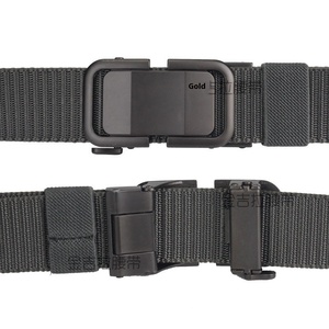 Cinturón táctico informal que combina con todo para hombre, nuevo automático para jóvenes para hebilla, piel de vaca con aleación de cuero nuevo y nailon de lona - Product Image 3