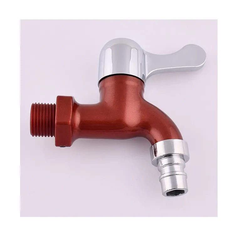 YiFang Household Plastic Faucet Pp Slow Opening Water Tap 1/2'' 3/4'' High Flow Nozzle Pvc Thickened Tap