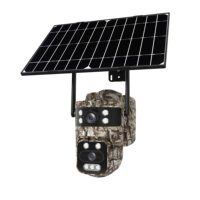 Caméra de sécurité solaire 4G AOV, vision nocturne couleur, étanche IP66, audio bidirectionnel, détection de mouvement, surveillance extérieure
